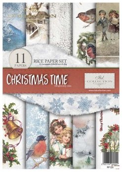 RP024 Rice Paper A4 ITD Set/11 ChristmasTime