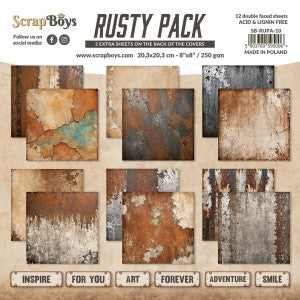 Rusty Pack 8x8 Double Sided Pad
