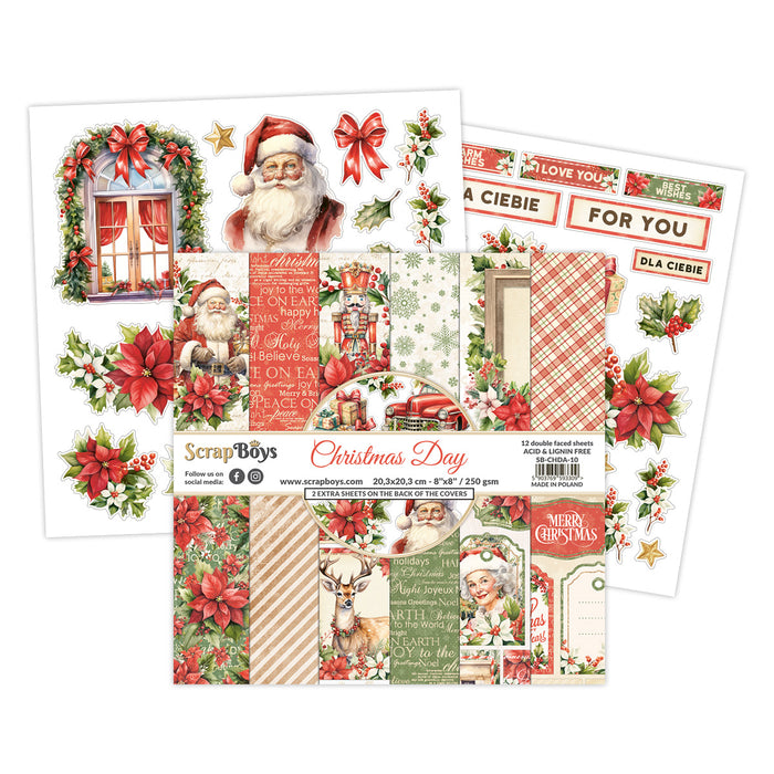 Christmas Day 8x8 Double Sided Pad
