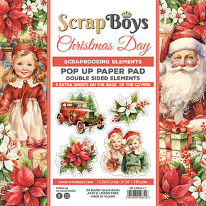 Pop Up Christmas Day 6x6 Double Sided Pad