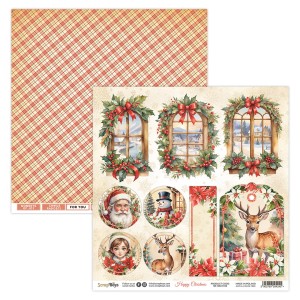 Happy Christmas 03 Double Sided 12 x 12