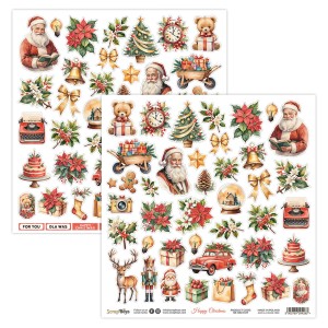 Happy Christmas 07 Double Sided 12 x 12