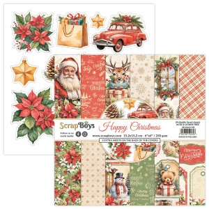 Happy Christmas 6x6 Double Sided Pad
