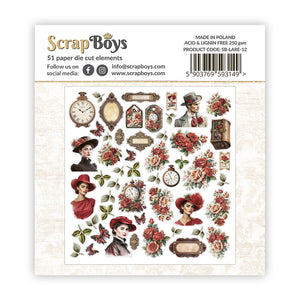 Lady in Red Die Cuts 51/PK Double Sided