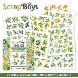 Pop Up Leaves 6x6 Double Sided Pad