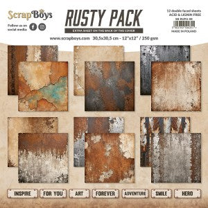 Rusty Pack 12 x 12 Double Sided Pad