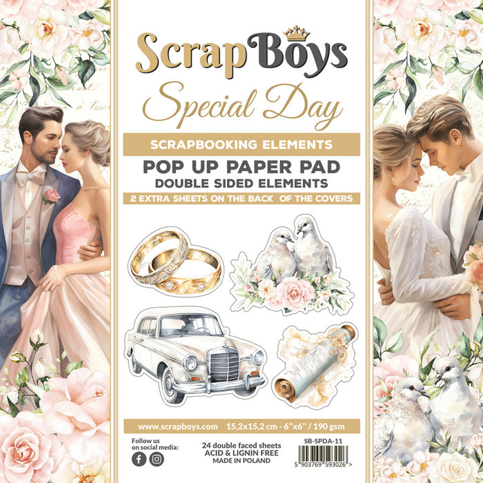 Pop Up Special Day 6x6 Double Sided Pad