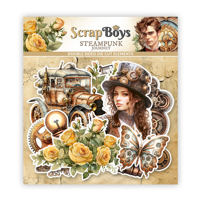 Steampunk Journey Die Cuts 47/PK Double Sided