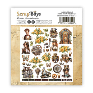 Steampunk Journey Die Cuts 47/PK Double Sided