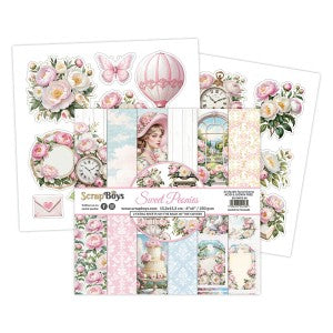Sweet Peonies 8x8 Double Sided Pad