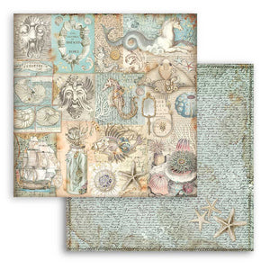 SBB953 Double Sided Single Sheet Songs of the Sea Texture