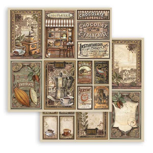 SBB970 Double Sided Single Sheet Coffee and Chocolate Cards