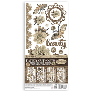 SBBCT04 4 Sheets (6"x12") Old Lace