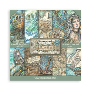 SBBL141 Paper Pad (12"x12") Songs of the Sea