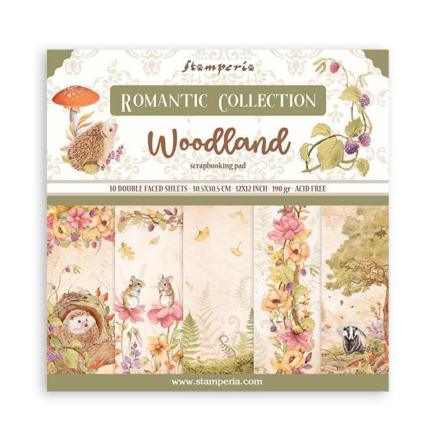 SBBL143 Paper Pad (12"x12") Woodland