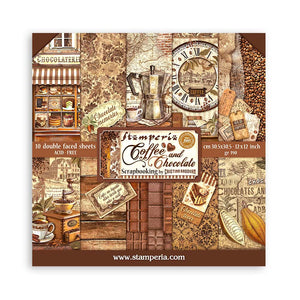 SBBL144 Paper Pad (12"x12") Coffee and Chocolate