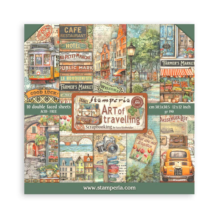 SBBL164 Paper Pad (12"x12") Art of Travelling
