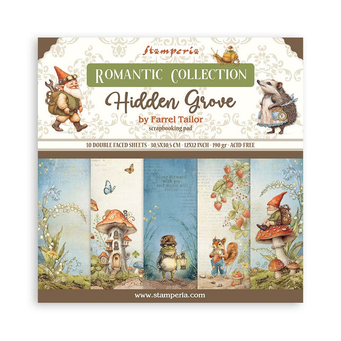 SBBL168 Paper Pad (12"x12") Hidden Grove