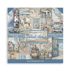 SBBL169 Paper Pad (12"x12") Silent Sea