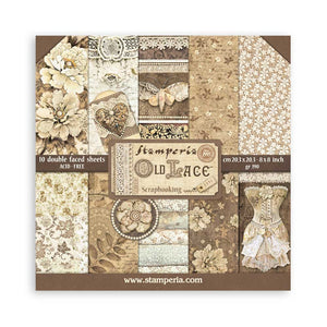 SBBS116 Paper Pad  (8"x8") Old Lace