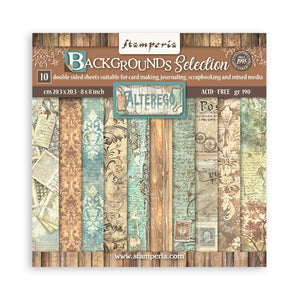 SBBS117 Paper Pad  (8"x8") Alterego Backgrounds