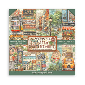 SBBS120 Paper Pad  (8"x8") Art of Travelling