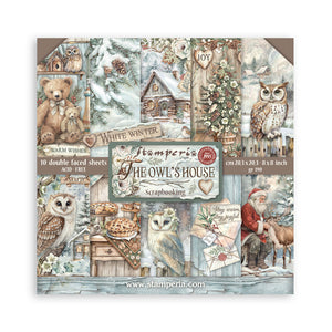 SBBS130 Paper Pad  (8"x8") The Owl's House