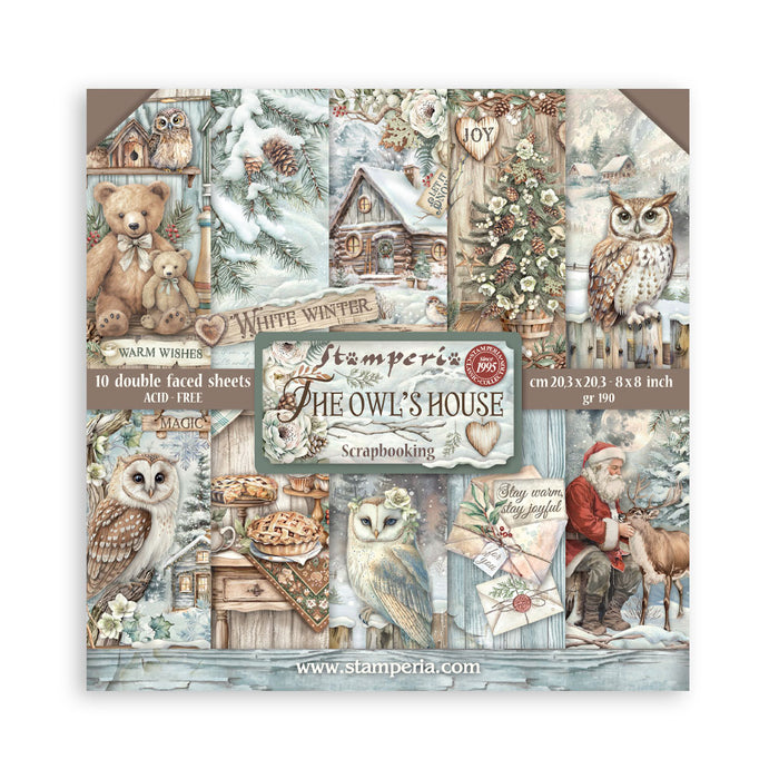 SBBS130 Paper Pad  (8"x8") The Owl's House