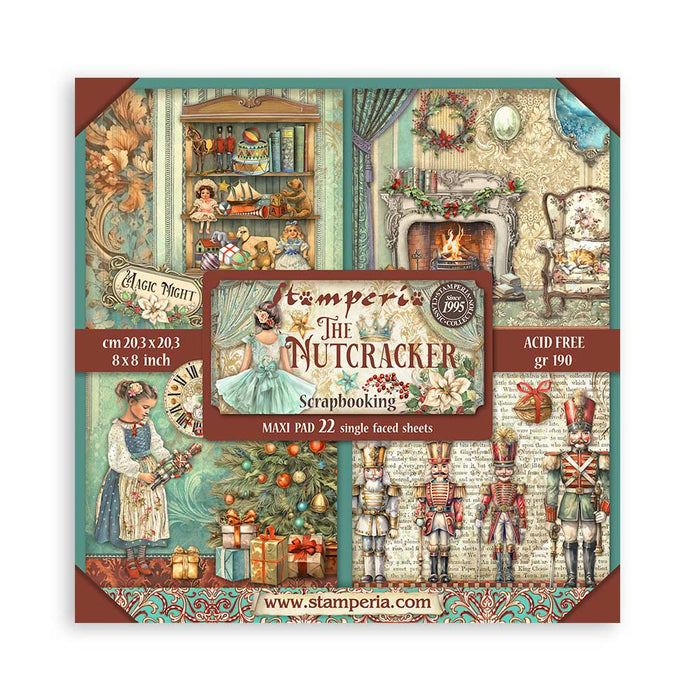 SBBSXB04 Paper Pad 22 sheets (8"x8") The Nutcracker Single sided