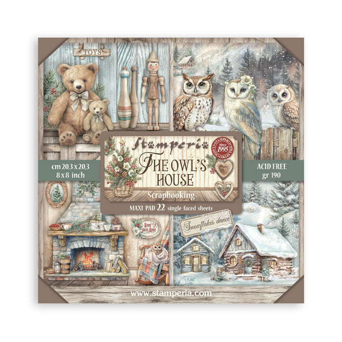 SBBSXB16 Paper Pad 22 sheets (8"x8") The Owl's House