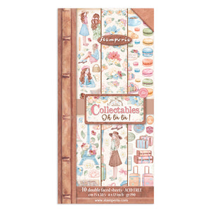 SBBV23 Paper Pad (6"x12") Create Happiness Oh La La  Collectibles