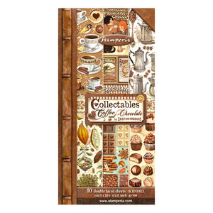 SBBV26 Paper Pad (6"x12") Coffee and Chocolate Collectibles