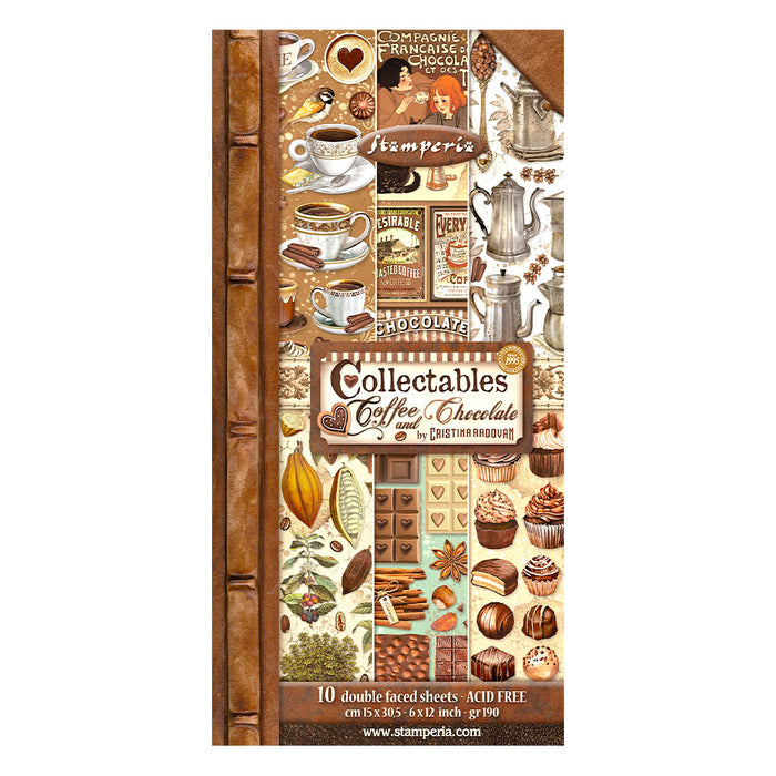 SBBV26 Paper Pad (6"x12") Coffee and Chocolate Collectibles