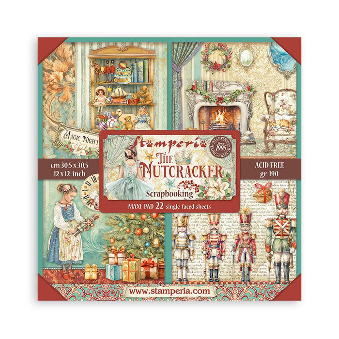 SBBXLB16 Paper Pad 22 sheets (12"x12") The Nutcracker Single sided