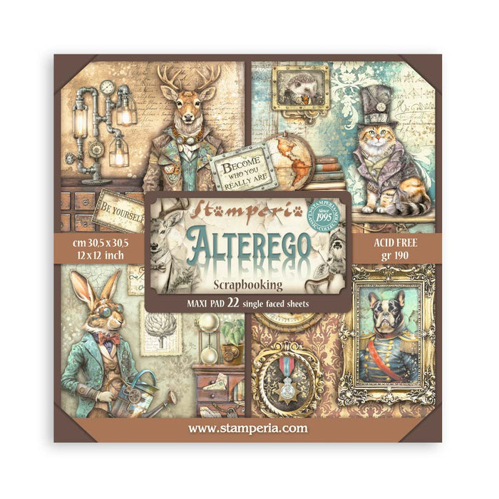 SBBXLB18 Paper Pad 22 sheets (12"x12") Alterego Single sided