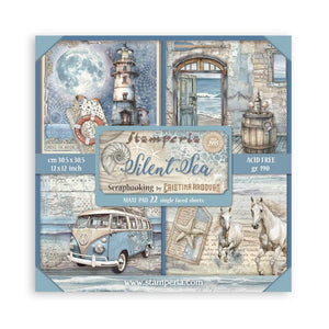 SBBXLB24 Paper Pad 22 sheets (12"x12") Silent Sea