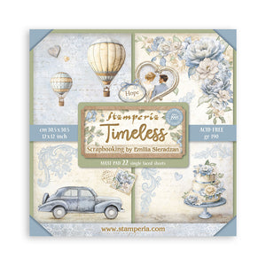 SBBXLB25 Paper Pad 22 sheets (12"x12") Timeless