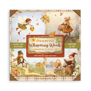 SBBXLB29 Paper Pad 22 sheets (12"x12") Whispering Woods