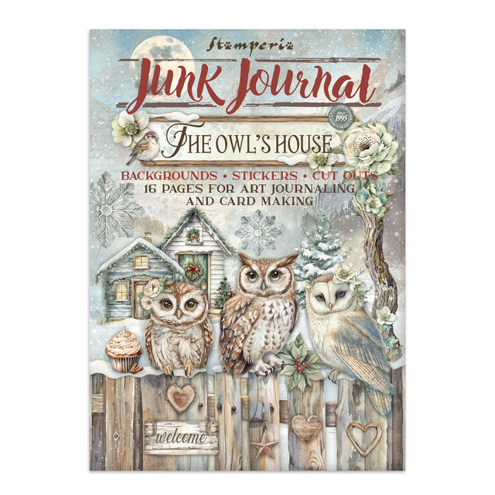 SBJK02 Junk Journal Stickers 16 pg The Owl's House