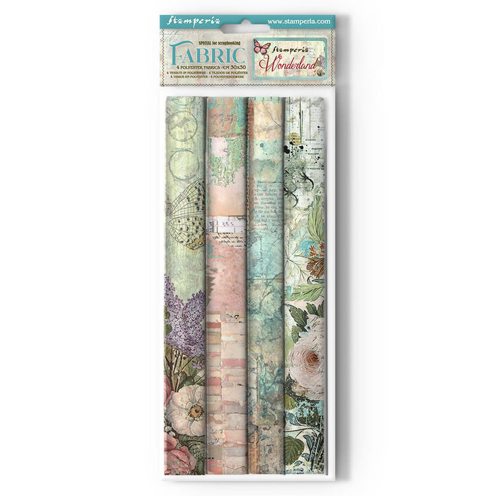 SBPLT31 Wonderland Pack of 4 Sheets Fabric 30 x 30