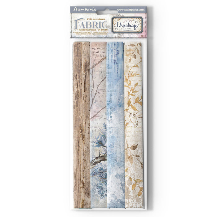 SBPLT39 Dewdrops Pack of 4 Sheets Fabric 30 x 30
