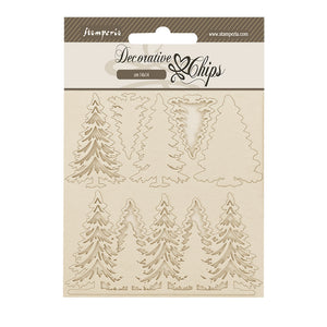SCB231 Decorative Chips 14 x 14cm Gear Up for Christmas Trees
