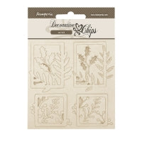 SCB233 Decorative Chips 14 x 14cm Gear Up for Christmas 4 Squares