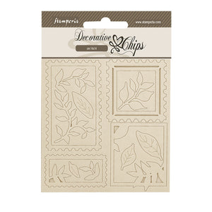 SCB246 Decorative Chips 14 x 14cm Dewdrops Stamps