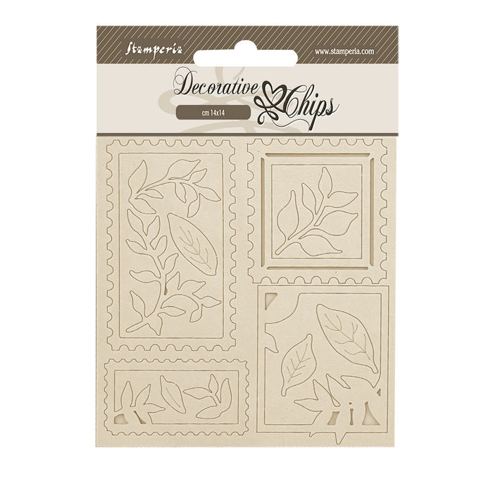 SCB246 Decorative Chips 14 x 14cm Dewdrops Stamps