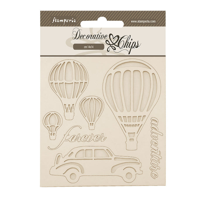 SCB266 Decorative Chips 14 x 14cm Timeless Balloons