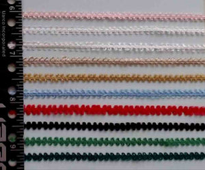 T130 Trim Double Eyelash Mini Picot 2 yds/pkg. 1/4"
