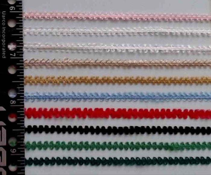 T130 Trim Double Eyelash Mini Picot 2 yds/pkg. 1/4"