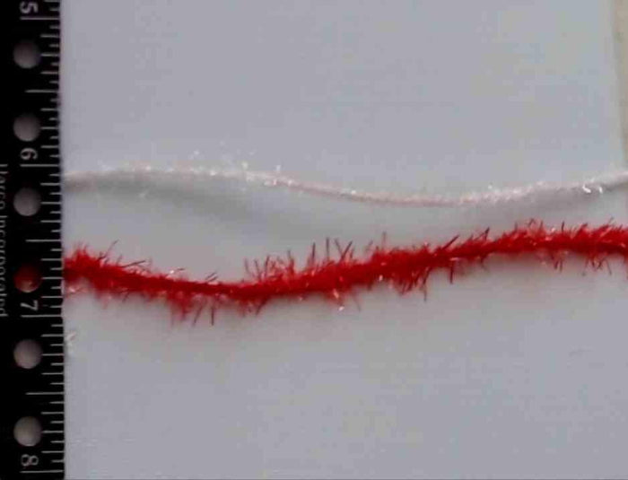 T196 Trim Poly Wired corded Tinsel 1/8"
