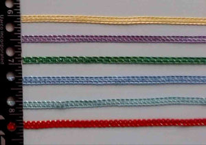 T263 Trim Rayon/Cotton Pearlized Braid 2 yds/pkg 1/4"